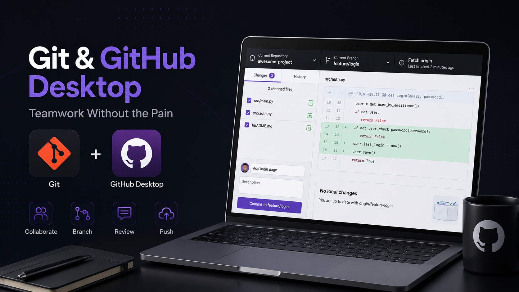 Git & GitHub Desktop: Teamwork Without the Pain