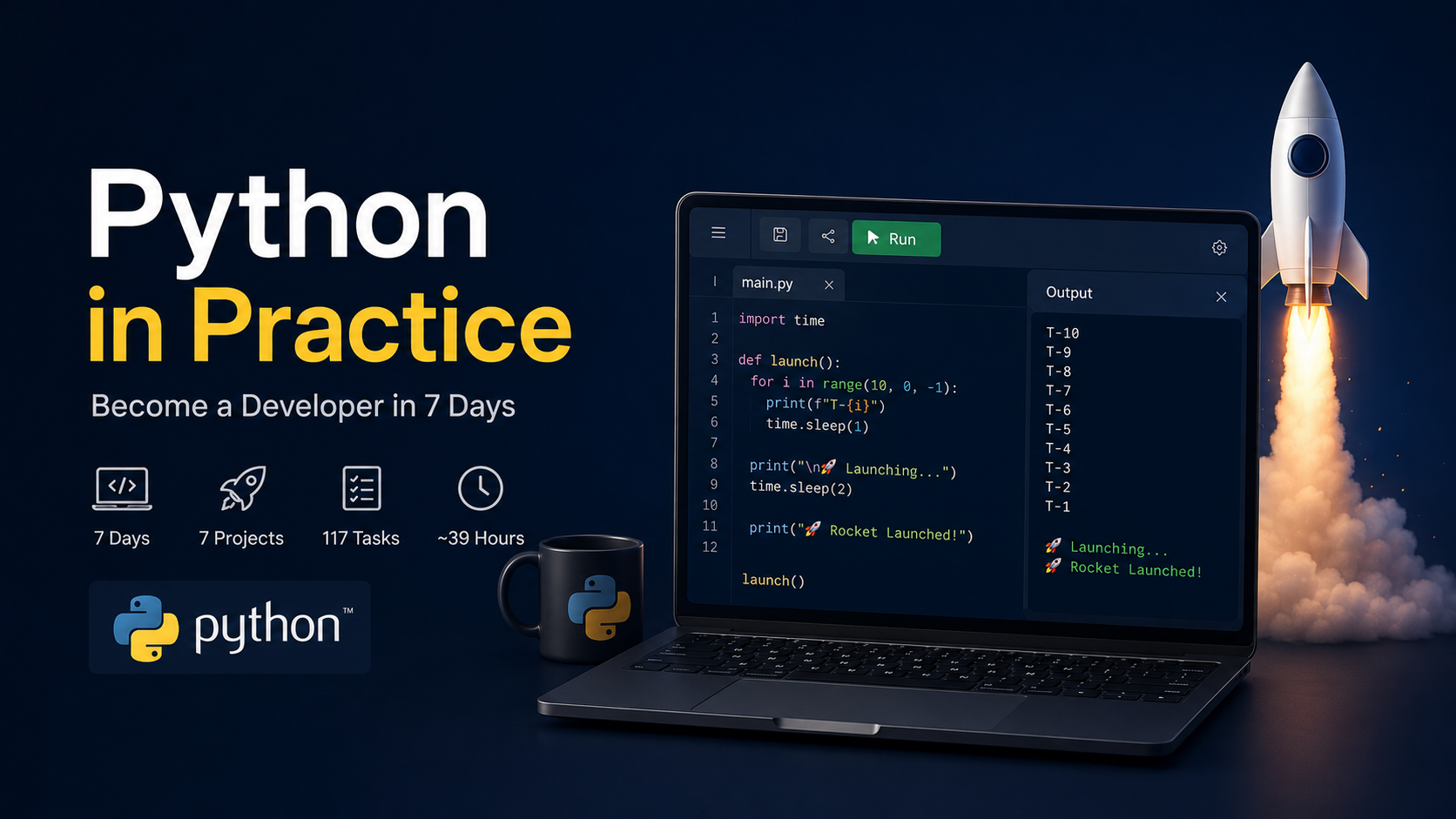 Python in Practice: Become a Developer in 7 Days